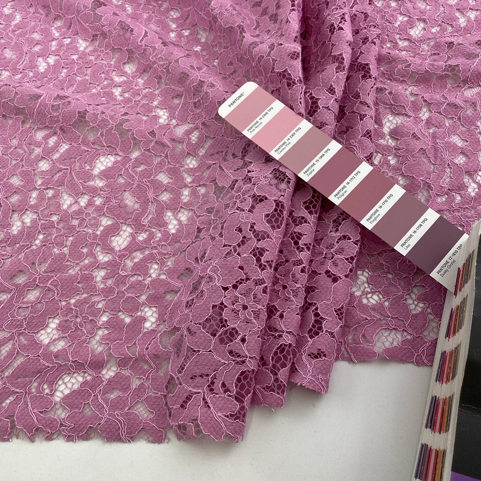 Soft cotton and polyester lace rebrode