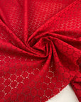 embroidered soft cotton sangallo