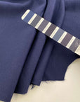 double face wool crepe and fluffy