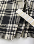 structured polyester and silk jacquard madras