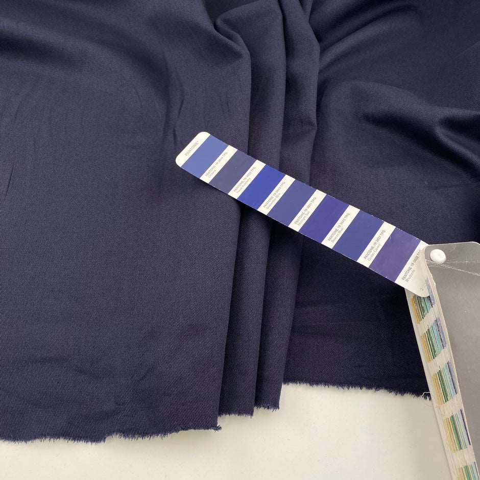 firm and structured cotton gabardine