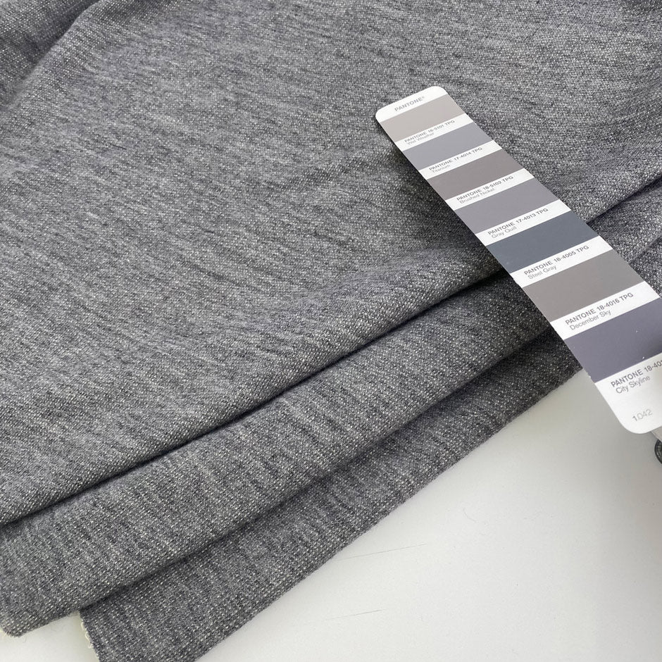 gray melange sweatshirt