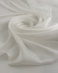 white silk charmeuse