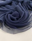 Falling pure silk chiffon georgette fabric. High quality deadstock fabric.