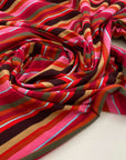Multicolored striped cotton sweater