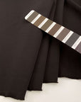 Gabardine polyester virgin wool bistro brown