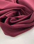 Burgundy viscose jersey