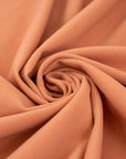 Orange pure wool falling fabric. High-quality deadstock collected in Stock from a Maison de Couture in Italy.