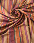 Striped Cotton And Linen Blend