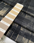 Soft and lightweight pure cotton with a geometric design in shades of gray and black. Not transparent, ideal for dresses, blouses, skirts, and shirting.High-quality deadstock collected in Stock from a Maison de Couture in Italy.