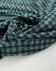 Multicolored polyester cotton tweed