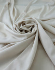 Cream Colored Stretch Viscose Georgette