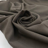 Heavy cotton and viscose with a little elastane in dark gray with striped texture, very flowy, medium weight and not transparent. High-quality deadstock fabric by the meter collected in Stock from a Maison de Couture in Italy. Heavy cotton and viscose with a little elastane in dark gray with striped texture, very flowy, medium weight and not transparent. High-quality deadstock fabric by the meter collected in Stock from a Maison de Couture in Italy.