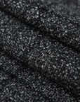 Mixed melange squared wool and nylon fabric. It is heavy and structured. High-quality deadstock fabric collected in Stock from a Maison de Couture in Italy.