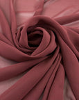 Bordeaux Silk Georgette