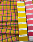 Multicolor Yarn-Dyed Checked Virgin Wool