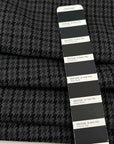 Gray And Black Houndstooth Wool