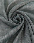 Green Herringbone Gauze