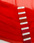 Red Silk Chiffon