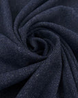Blue Melange Heavy Wool