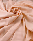 Pink Viscose With White Micro Polka Dots