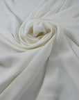White Viscose Georgette