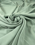 Light Green Polyester Crepe Cady