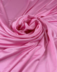Pink Cold Viscose Satin Jersey