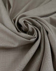 Beige Virgin Wool Prince Of Wales