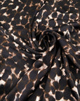 Spotted Print Viscose Sateen