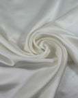 White Pure Silk Seersucker Crepe