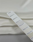 White Pure Silk Seersucker Crepe