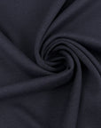 Blue Pure Wool Jersey Paired With A Light Gray Cashmere And Silk Jersey