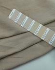 Beige Pure Silk Italian Shantung