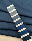 Blue Herringbone Cotton Lining