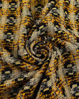Yellow And Gold French Tweed