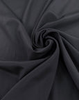 Black Lighweight Crepe De Chine