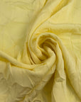 Yellow Viscose Blend Crepe Cady