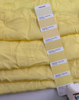 Yellow Viscose Blend Crepe Cady