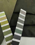 Green Melange Stretch Denim