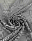 Silk Chiffon With A Prince Of Wales Pattern