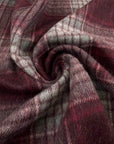 Bordeaux Wool Tartan Cloth
