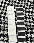 Black And White Houndstooth Tweed
