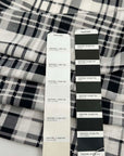 Black And White Cotton Blend Madras