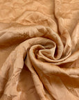 Light Gold Heat Pressed Polyester Satin