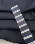 Dark Blue And Black Double Cotton