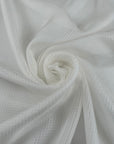 White Jacquard Silk Muslin