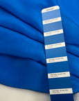 Light Blue Pure Silk Crepe De Chine