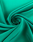 Forest Green Silk Crepe De Chine