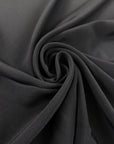 Black Silk Crepe De Chine